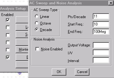 pspice schematics menu